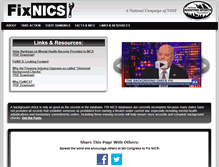 Tablet Screenshot of fixnics.com